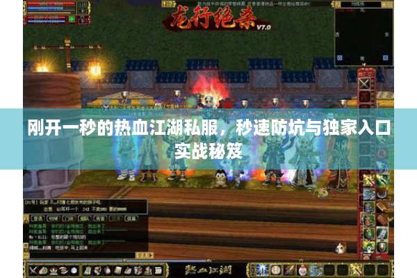 刚开一秒的热血江湖私服，秒速防坑与独家入口实战秘笈