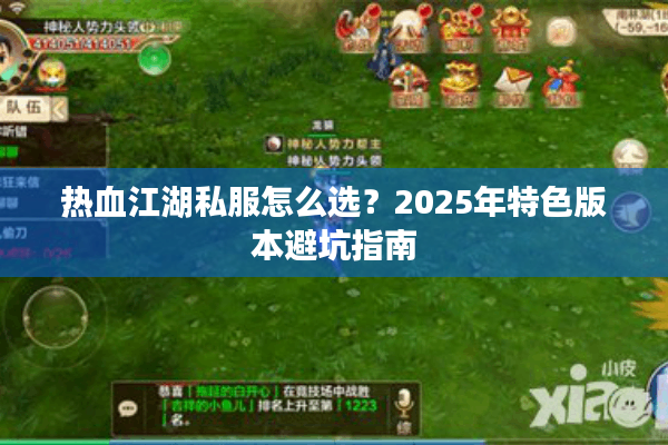 热血江湖私服怎么选？2025年特色版本避坑指南