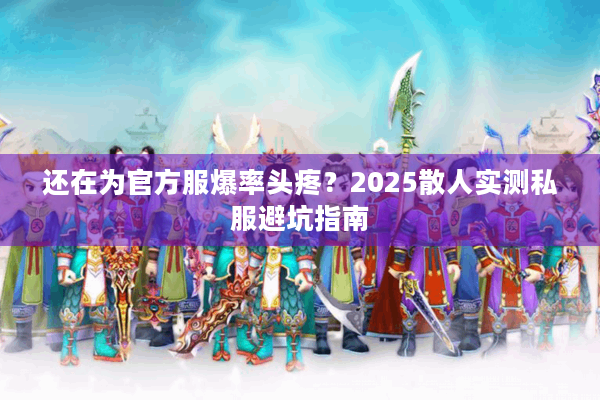 还在为官方服爆率头疼？2025散人实测私服避坑指南