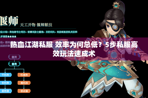 热血江湖私服 效率为何总低？5步私服高效玩法速成术