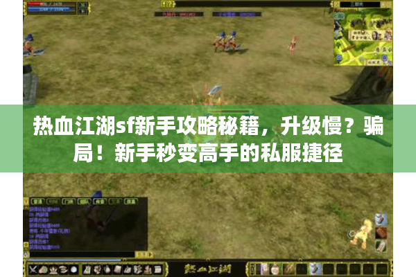 热血江湖sf新手攻略秘籍，升级慢？骗局！新手秒变高手的私服捷径