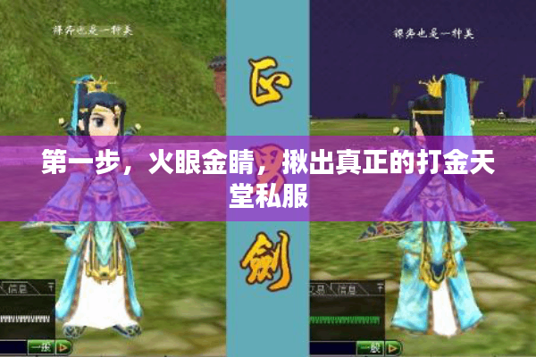 第一步,火眼金睛,揪出真正的打金天堂私服 第一步,火眼金睛,揪出真正的打金天堂私服