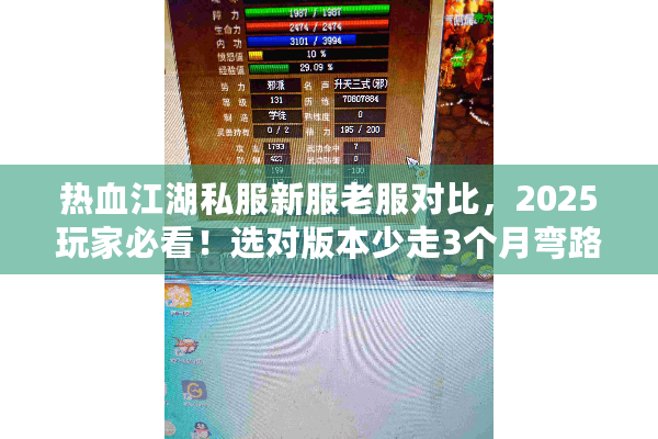 热血江湖私服新服老服对比，2025玩家必看！选对版本少走3个月弯路