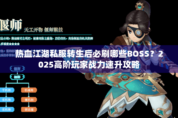 热血江湖私服转生后必刷哪些BOSS？2025高阶玩家战力速升攻略