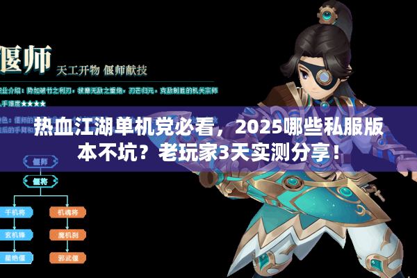 热血江湖单机党必看，2025哪些私服版本不坑？老玩家3天实测分享！