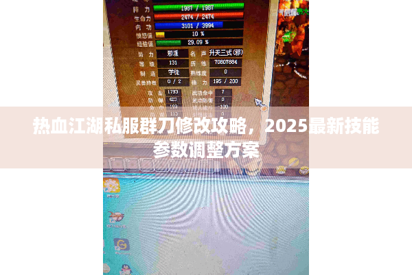 热血江湖私服群刀修改攻略，2025最新技能参数调整方案