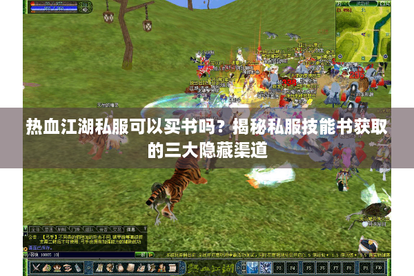 热血江湖私服可以买书吗？揭秘私服技能书获取的三大隐藏渠道