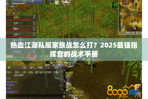 热血江湖私服家族战怎么打？2025最强指挥官的战术手册