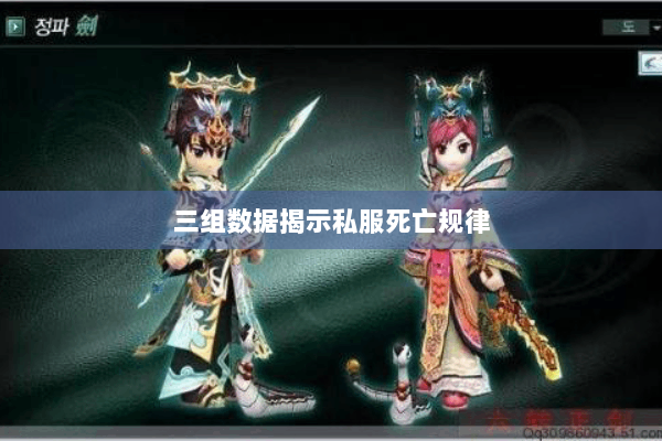 三组数据揭示私服死亡规律 三组数据揭示私服死亡规律