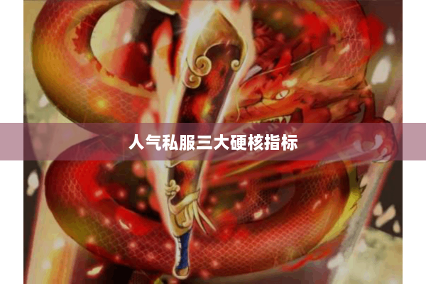 人气私服三大硬核指标 人气私服三大硬核指标
