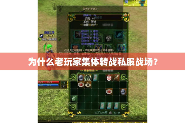 为什么老玩家集体转战私服战场？