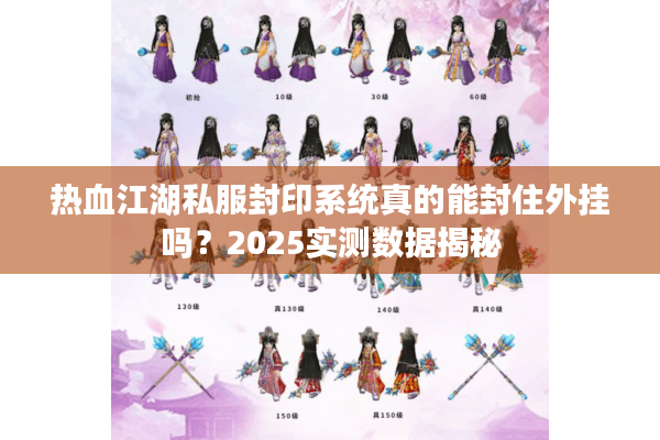 热血江湖私服封印系统真的能封住外挂吗?2025实测数据揭秘 热血江湖私服封印系统真的能封住外挂吗?2025实测数据揭秘