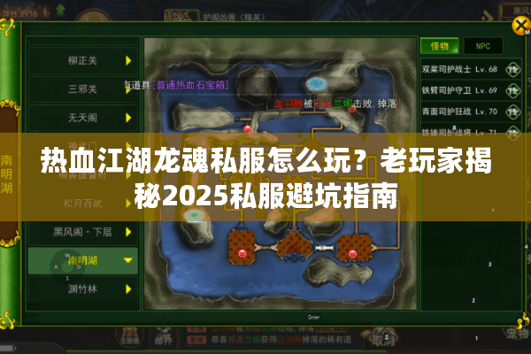 热血江湖龙魂私服怎么玩?老玩家揭秘2025私服避坑指南 热血江湖龙魂私服怎么玩?老玩家揭秘2025私服避坑指南