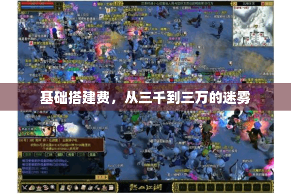 基础搭建费,从三千到三万的迷雾 基础搭建费,从三千到三万的迷雾