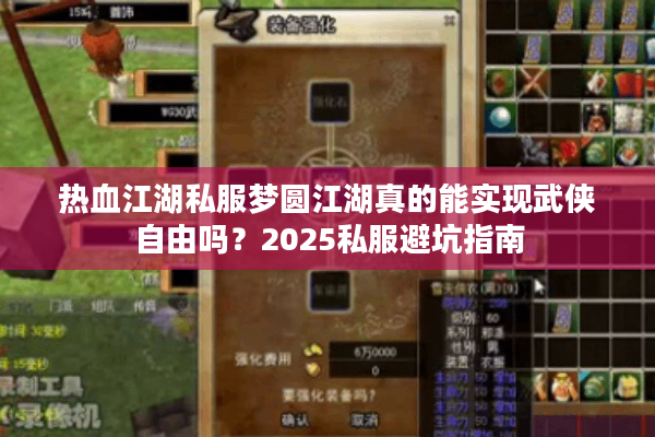 热血江湖私服梦圆江湖真的能实现武侠自由吗？2025私服避坑指南